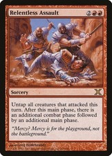 Relentless Assault x1 Tenth Edition 10th X MTG Magic The Gathering Red Sorcery