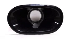 Carbon Fiber Blower Inlet w/Slight Curve Front Flange Drag Racing UPP