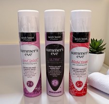 3 PACK Summer's Eve Feminine Odor Daily Freshening Spray - 2oz ea Ultra Blissful
