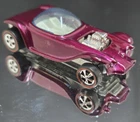 1967 Hot Wheels Redline RESTORED Beatnik Bandit in MAGENTA White Interior HK