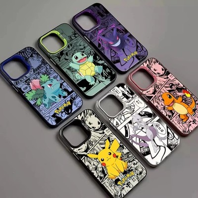 Gengar Pikachu Bulbasaur Charmander Squirtle Phone Case For iPhone 17 Pro Max 16