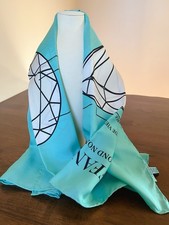 Tiffany Co. Diamond Scarf In Silk AUTHENTIC Made In Italy