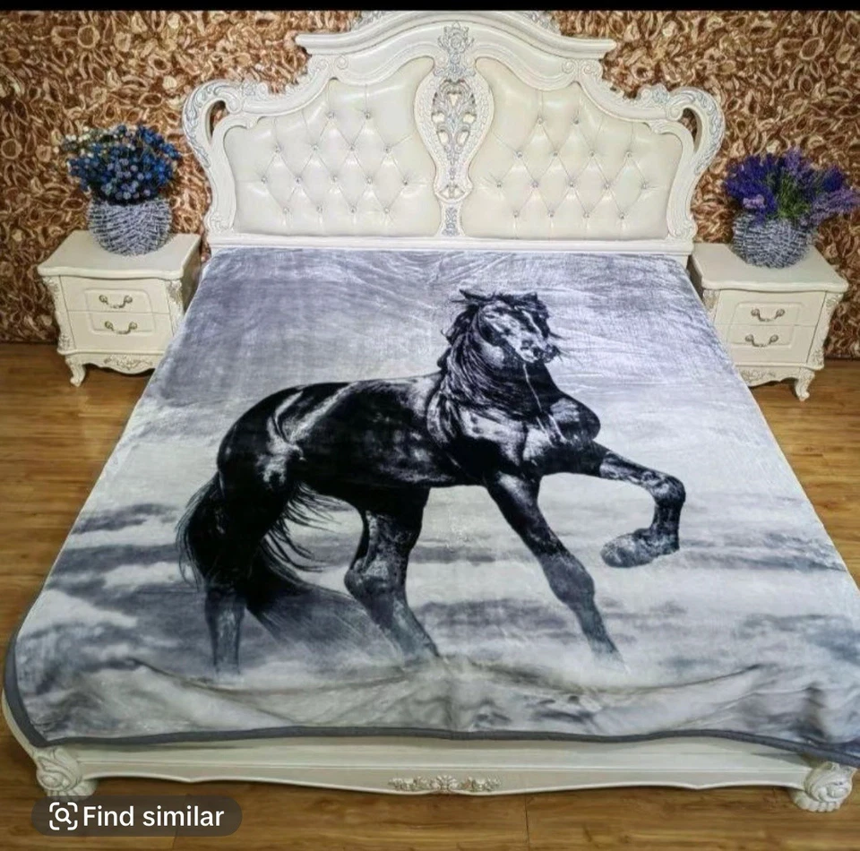 Luxury Soft Plush Blanket Queen/King Size – Animal Printed Warm Bed Cover Throw - Image 2 of 4