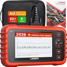 LAUNCH CRP129X Moteur de balayage automatique ABS SRS Outil de réinitialisation du service Gearbox