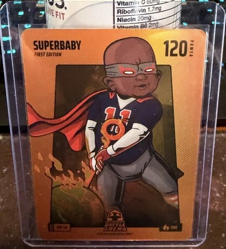 2024 Bo Jackson Battle Arena - SuperBaby Orange Fire Battlefoil -#OBF-48