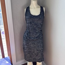Loft sleeveless dress size medium dark gray