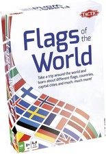 Tactic Games Flags of The World Family Card Game  For 2-6 Players