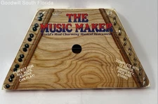 Vintage The Music Maker 2 Song Tuning Key Zither Lap Harp String Instrument