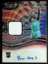 2020-21 SELECT VERNON CAREY JR ROOKIE PATCH AUTO TMALL RED WAVE HORNETS SSP 💎🔥