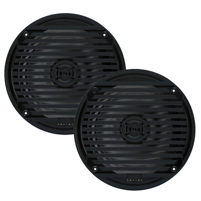 JENSEN 6.5'' Coaxial Marine Boat Speaker MS6007BR Waterproof Black Audio Pair