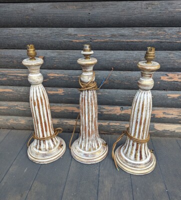 Vintage table/bedside lamps x3 from Hotel Hilton design Napako 