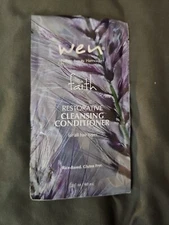 WEN Faith Restorative Cleansing Conditioner Travel Packet  2 oz - Brand New