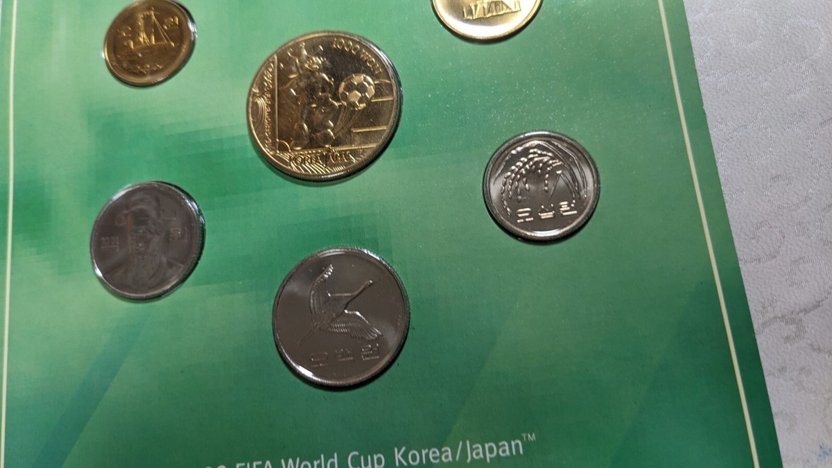2002 FIFA WORLD CUP KOREA/JAPAN 銀貨4種セット 韓国】2002 FIFAワールドカップ プルーフセット 4枚組 2002［C