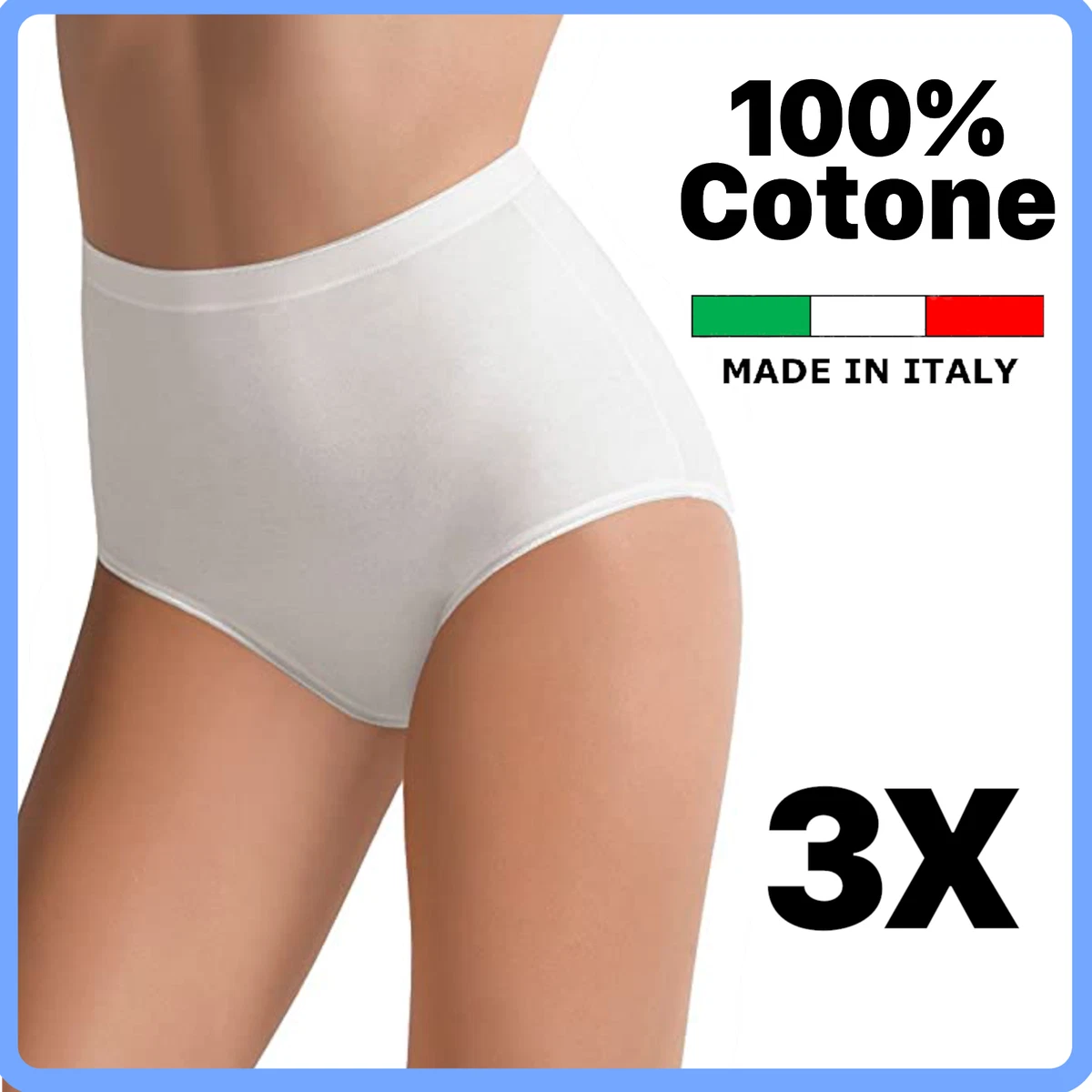 TUUHAW Mutande Donna Pacco da 5 Culotte Vita Alta Slip Cotone Mutantina
