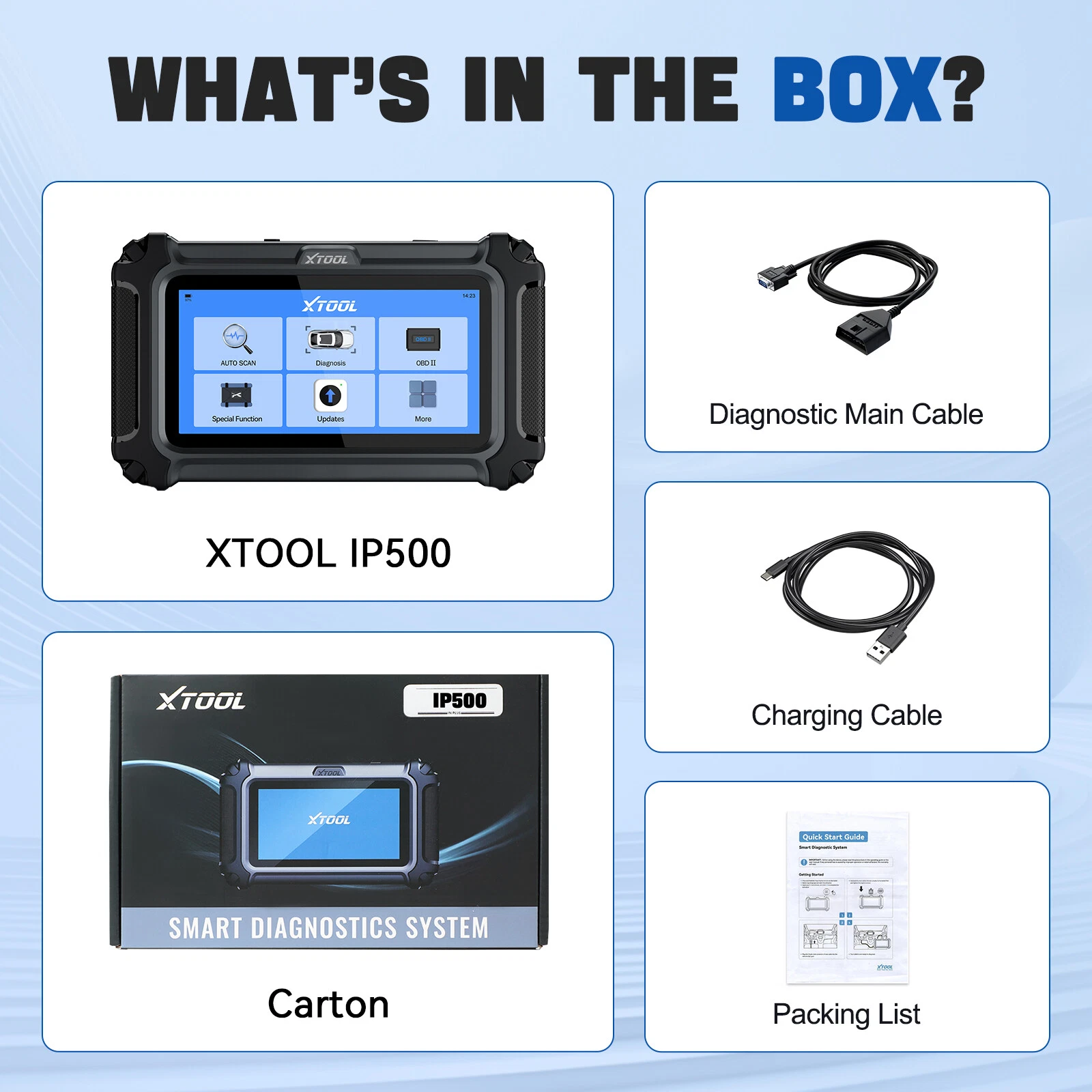 XTOOL IP500 OBD2 Full Systems Bi-Directional Scanner Tool for Toyota/Lexus/Scion - Picture 14 of 15