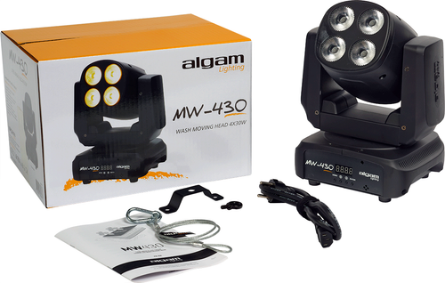 LYRE WASH LED 4 X 30W RGBW ALGAM LIGHTING MW430 - 第 1/10 張圖片