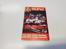 JS15 Pee Dee Pride 2000/01 Minor Hockey Pocket Schedule - McDonald's