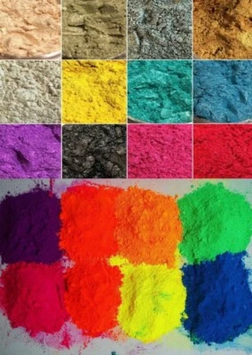 Natural Mica & Neon Pigment Powder Wax Melts Candle Bath Bombs Cosmetic Soap
