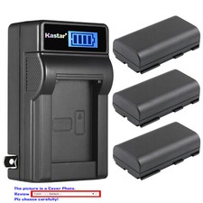 Kastar Battery LCD Wall Charger for BP-911 BP-915 Canon ES8200V ES8400V ES8600