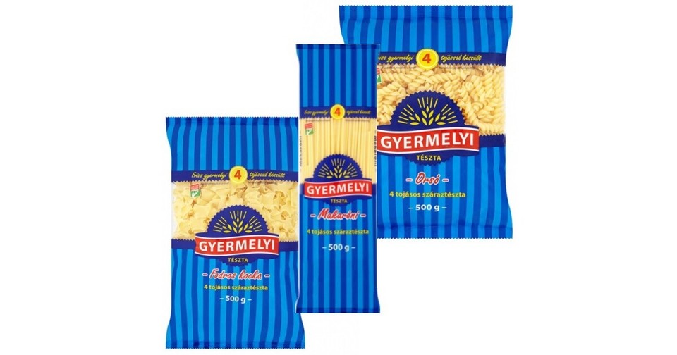 Fideos Gyermelyi 4 huevos - diferentes variedades - 500g