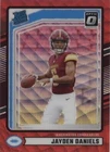 2024 Panini Donruss - Rated Rookie Jayden Daniels #389 Optic Preview Red Wave...