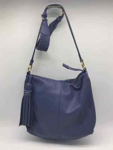 Pre-Owned Cole Haan Purple Pebbled Crossbody Crossbody