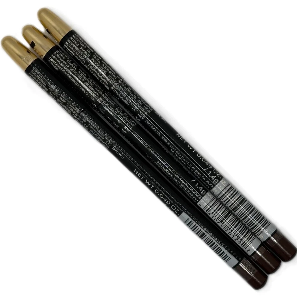 3 Pack Jordana 29 Brown Best Brow Pencil Define Long Lasting Wear - Image 2 of 4