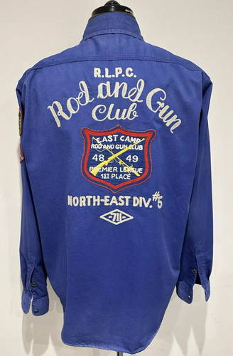 Ralph Lauren Polo Rod and Gun Club Patchwork Deportista Azteca Camisa Occidental Talla L - Imagen 2 de 20