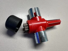 Battery Post and terminal cleaner, Plastic, Red