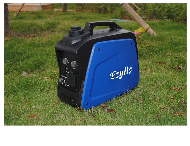 New Portable Silent Camping Gasoline Power Inverter Generator Set 800W 220V - Image 4 of 4