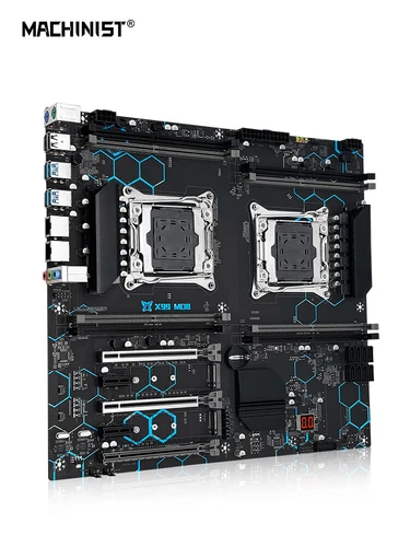 Placa madre LGA2011-v3 X99 doble CPU M.2 DDR4 RAM compatible con Intel i9/i7/i5 Xeon E5 V3/4 - Imagen 5 de 5