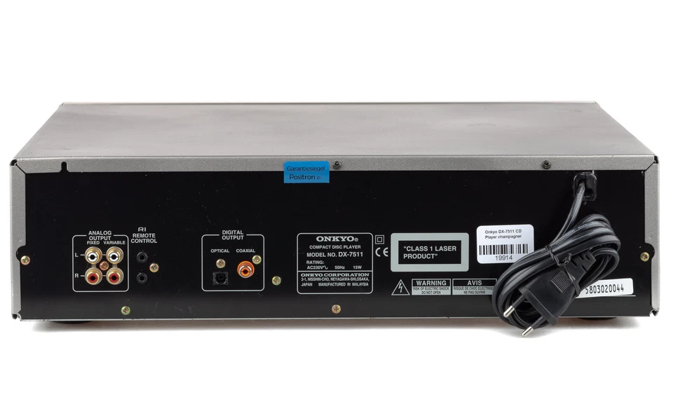 Onkyo DX-7511 CD Player + FB / 2x Digital Out / gewartet 1 Jahr Garantie [3] - Bild 4 von 4