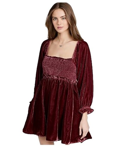 free people farrier velvet mini dress Farrier Velvet Mini Dress