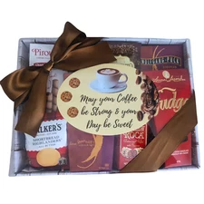 All Occasion Coffee & Chocolate Gift Box, Coffee Gift Basket, Coffee Gift Set