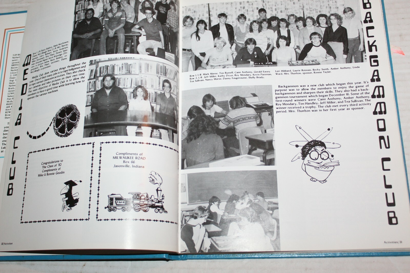 Shakamak High School Jasonville Indiana Laker Log Yearbook 1982 eBay