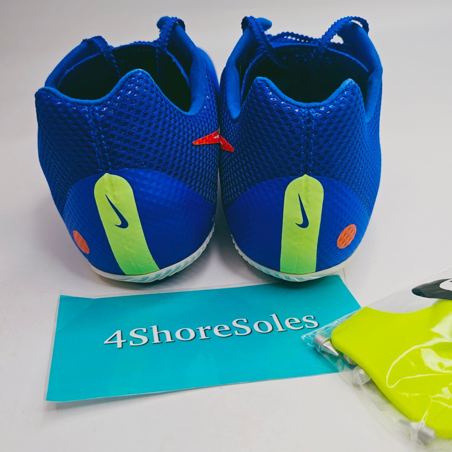 Nike Men's SIZE 13 Zoom Rival Sprint Track Spikes Racer Blue Lime DC8753-401 thumbnail 3
