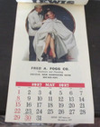 Vintage Calendar Liberty 1927 1977 Fred A. Fogg CO. Enfield, New Hampshire NH — photo 5
