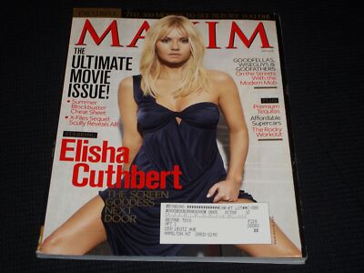 2008 MAY MAXIM MAGAZINE - ELISHA CUTHBERT MEN'S ISSUE - L 9224