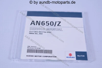 AN 650/Z L3-L7 manual de taller ABS NUEVO / manual de servicio NUEVO original Suzuki