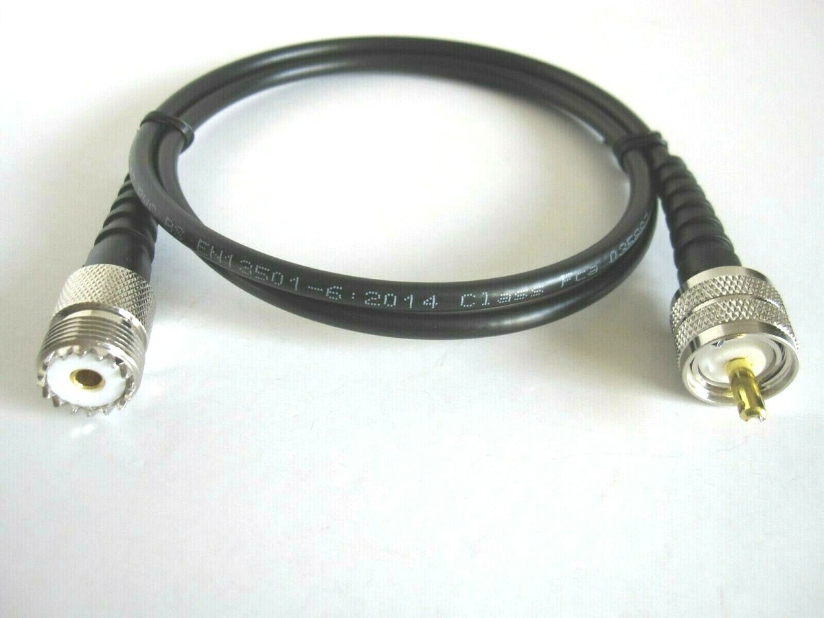 PL259 To PL259 10metre RG58 C/U High Spec Coax RF Patch 50 Ohm UHF