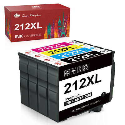 4 212XL Ink compatible with Epson 212XL Workforce XP-4100 XP-4105 Printer