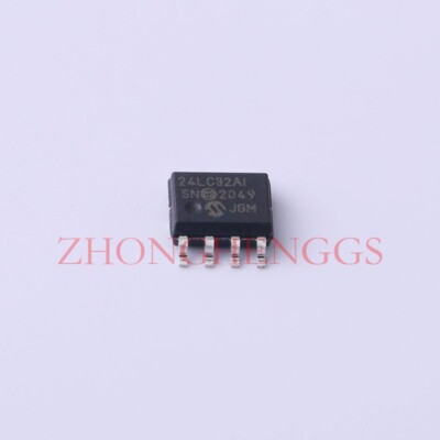 10PCS 24LC32AT-I/SN MICROCHIP 32Kbit I2C SOP-8 EEPROM ROHS STOCK