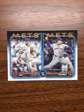 2024 Topps Update Tyler Jay Dedniel Nunez ROOKIE #US82 QUANTITY New York Mets RC