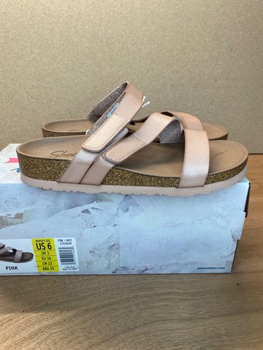 Skechers Women's Arch Comfort Luxe Foam Adjustable Pink Sandals US 6 - Picture 5 of 15