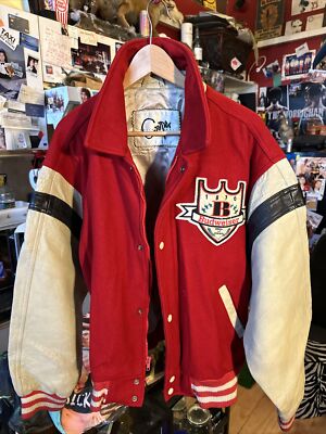 V seltene Coopers Budweiser King of Beers American Varsity Baseballjacke (Large)