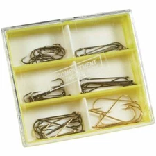 (3)-SouthBend Fishing 53-Piece Crappie & Panfish Hook Kit Assortment PHA-1
