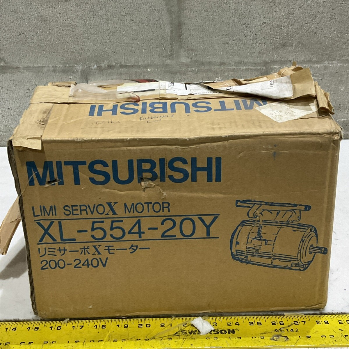 MITSUBISHI LIMISERVO X MOTOR 200-240V 3000 RPM 1.76 N 559W RM6 | eBay