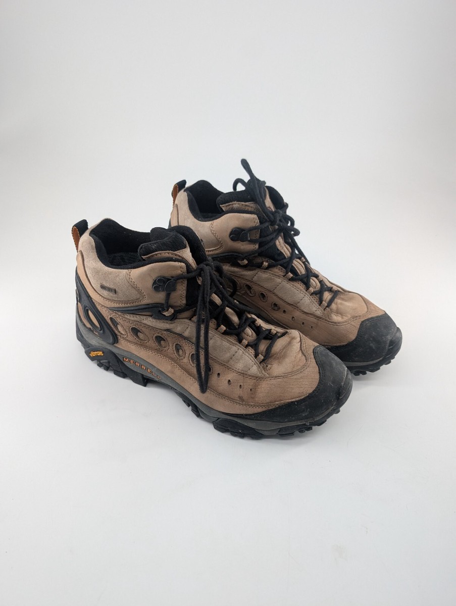 Merrell Hiking Boots Mens 12 Gore-Tex Waterproof Mid Smoke  display picture 1
