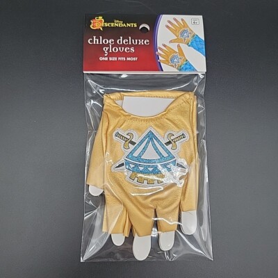 小物 DESCENDANT GLOVE Descendants Chloe CHILD Deluxe Gloves Costume Fingerless Kids