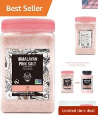 Versatile Fine Grain Himalayan Pink Salt, 80oz - All-Natural & Additive-Free